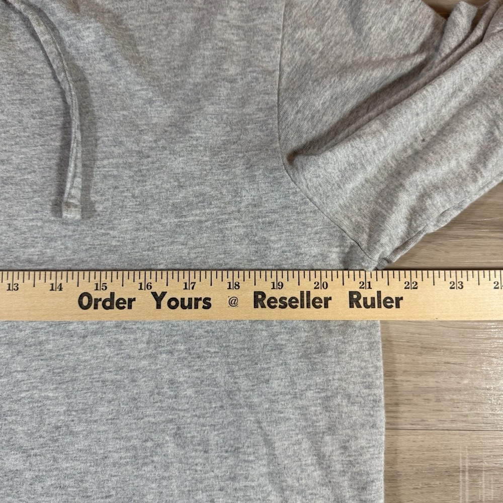 Polo Ralph‎ Lauren Mens Medium Long Sleeve T-Shirt Hoodie Gray Hooded Logo - Picture 5 of 6